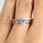 Gabriella's Petite Wedding Ring Set - Silvertone