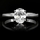 Sonia's Signity CZ Engagement Ring - 1 CT Oval Cut