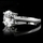 Sonia's Signity CZ Engagement Ring - 1 CT Oval Cut
