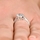 Sonia's Signity CZ Engagement Ring - 1 CT Oval Cut