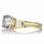 Sookie's 2 Carat Goldtone CZ Engagement Ring