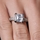 Talitha's Imitation Engagement Ring: Asscher Cut CZ