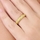 Cassie's Pave Canary CZ Eternity Ring