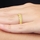 Cassie's Pave Canary CZ Eternity Ring