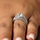 Elissa's Pave CZ Wedding Ring Set - 1.5 Carat