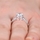 Shantae's Engagement Ring - 1 CT Butterfly Set CZ