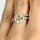 Devon's 1.5 CT Asscher Cut Canary CZ Wedding Ring Set