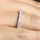Aren's Princess Cut CZ Stackable Eternity Ring