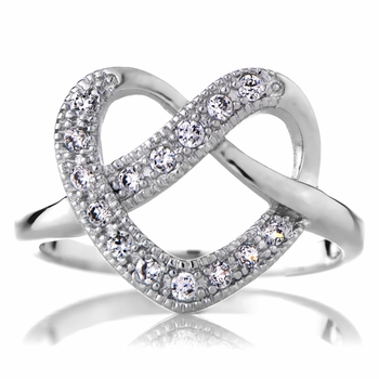 Chae's Twisted Heart Promise Ring