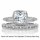 Liezel's CZ Halo Cushion Cut Engagement Ring