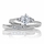 Natalia's Petite CZ Wedding Ring Set