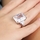 Heiress' Style Large CZ Engagement Ring