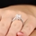 Shantae's 2 CT Butterfly Setting CZ Engagement Ring