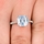 Prisilla's 4 CT Asscher Cut CZ Engagement Ring