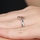 Vanessa's Engravable Heart CZ Promise Ring