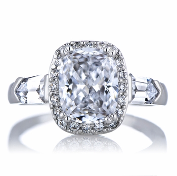 Blake's Cushion Cut CZ Engagement Ring