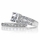 Jenny's Premium Asscher CZ Wedding Ring Set