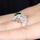 Presidential Wedding Ring - Green CZ