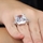 Heiress' Style Large CZ Engagement Ring