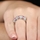 Rosario's 2 TCW Pink CZ Princess Ring