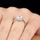 Sheryl's 2.5 CT Cushion Cut CZ Engagement Ring