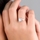 Sonia's Signity CZ Engagement Ring - Radiant Emerald Cut Shape