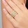 Zola's Set of 5 Stackable Rings - Goldtone