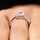 Liezel's CZ Halo Cushion Cut Engagement Ring