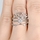 Joelle's Petite CZ and Cursive Love Promise Ring