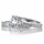 Araceli's Round & Baguette CZ Wedding Ring Set