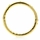 Kee's Goldtone Eternity Ring - Yellow CZ