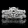 Brooke's CZ Wedding Ring Set