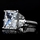 Alette's Emerald Cut CZ Engagement Ring