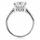 Prisilla's 4 CT Asscher Cut CZ Engagement Ring