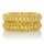 Cassie's Pave Canary CZ Eternity Ring