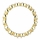 Erica's Goldtone Vintage Rings CZ Eternity Band