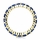 Kotien's Goldtone Eternity Ring - Blue CZ