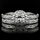 Kat's Pave CZ Wedding Ring Set