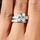 Cara's Engagement Ring Set - 2.5 Carat Princess Cut CZ