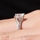 Ainsley's Princess Cut Split Shaft Engagement Ring - 2.0 ct