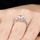 Saraya's 3 Stone Asscher Cut CZ Engagement Ring