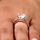 Enya's 2.25 Carats Round Cut Cubic Zirconia Engagement Ring