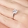 Lezlie's 2 CT Princess Cut CZ Engagement Ring