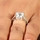 Trista's Promise Ring - Clear Princess Cut CZ