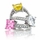 Trista's Promise Ring - Yellow Princess Cut CZ