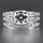 Jenny's Premium Asscher CZ Wedding Ring Set